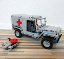 Willys Jeep Feldambulanz (TE016) teils nach SHEEPO