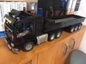 Scania Sattelzu in Schwarz Scania Sattelzu in Schwarz