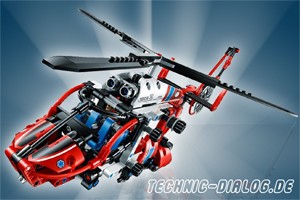 Lego 8068 Rettungshubschrauber