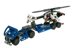 Lego 8433 Helikopter-Tieflader