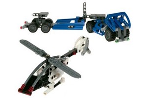 Lego 8433 Helikopter-Tieflader