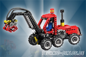Lego 8443 Pneumatic Forsttraktor