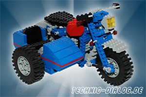 Lego 857 Motorrad mit Beiwagen