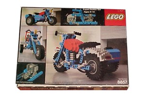 Lego 857 Motorrad mit Beiwagen
