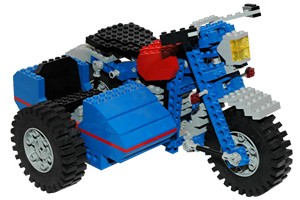 Lego 857 Motorcycle with Sidecar