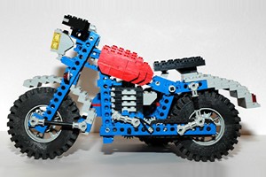 Lego 857 Motorrad mit Beiwagen
