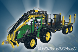 Lego M 1340 Forsttraktor mit Anhänger