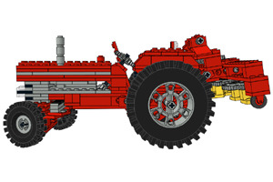 Lego 851 Traktor