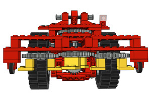 Lego 851 Traktor