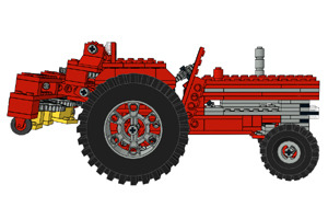 Lego 851 Traktor