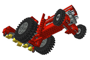 Lego 851 Traktor