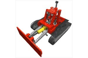 Lego 8851 Pneumatic - Bagger