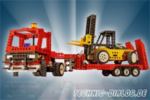 Lego 8872 Sattelschlepper mit Gabelstapler