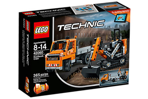 Lego 42060 Straßenbau-Fahrzeuge