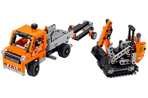 Lego 42060 Straßenbau-Fahrzeuge