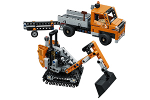 Lego 42060 Straßenbau-Fahrzeuge