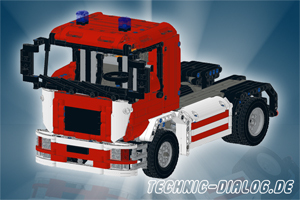 Lego M 1650 Feuerwehr MAN Zugmaschine