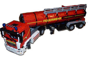 Lego M 1651 Feuerwehr Tankauflieger