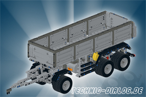 Lego M 1663 Turntable Drawbar Trailer