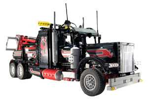 Lego 8285 Großer schwarzer Abschlepptruck