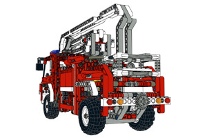 Lego 8289 Feuerwehr Truck