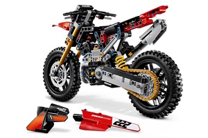 Lego 42238 Ducati Desmo450 MX Factory Motorrad