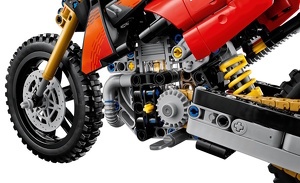 Lego 42238 Ducati Desmo450 MX Factory Motorrad