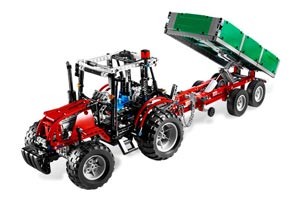 Lego 8063 Traktor mit Anhänger