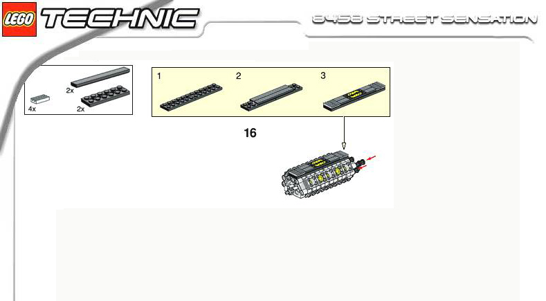 Bauanleitung Lego 8458