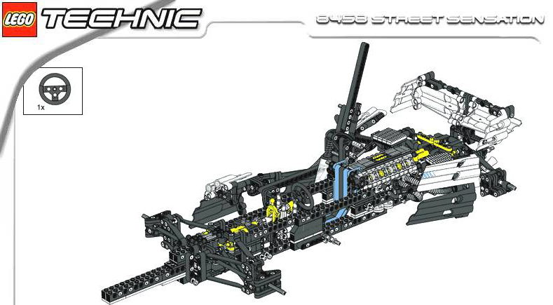 Bauanleitung Lego 8458