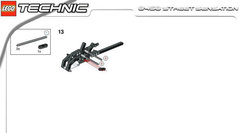 Bauanleitung Lego 8458