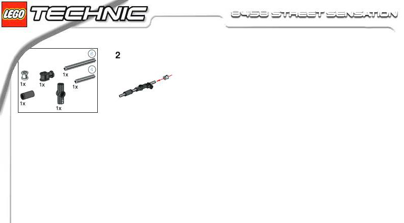 Bauanleitung Lego 8458