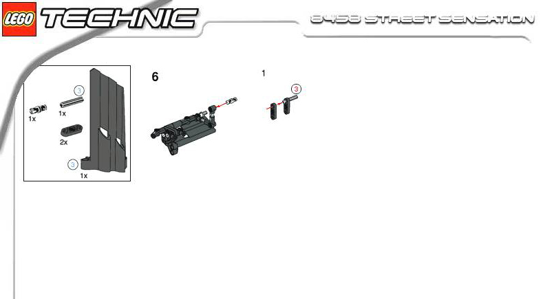 Bauanleitung Lego 8458