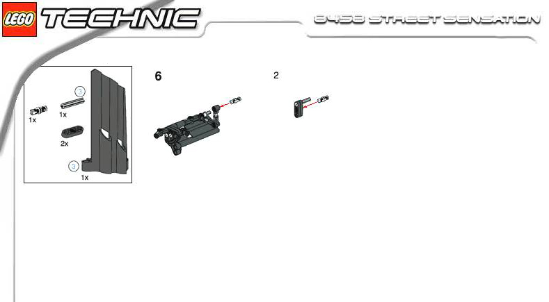 Bauanleitung Lego 8458
