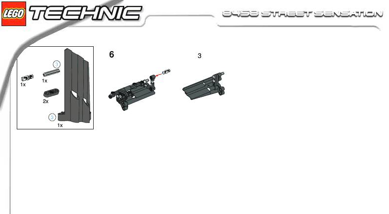 Bauanleitung Lego 8458