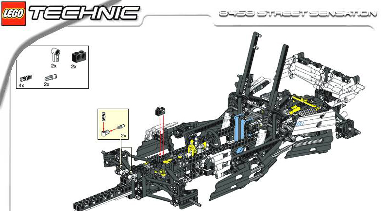 Bauanleitung Lego 8458