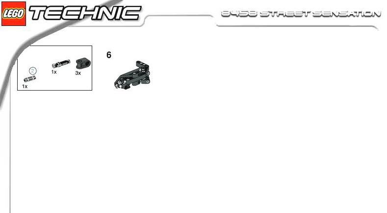 Bauanleitung Lego 8458