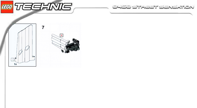 Bauanleitung Lego 8458