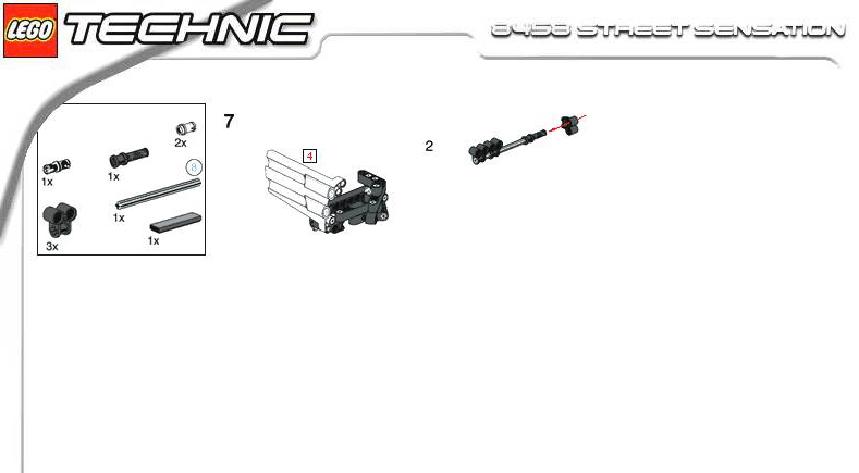 Bauanleitung Lego 8458