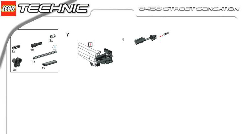 Bauanleitung Lego 8458