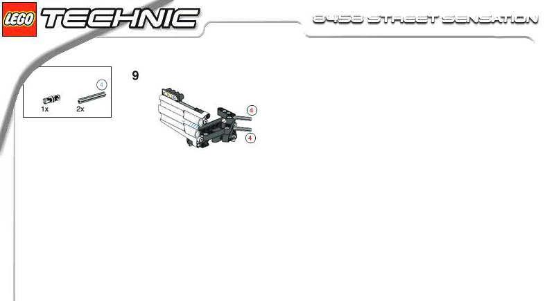 Bauanleitung Lego 8458