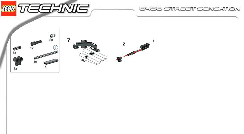 Bauanleitung Lego 8458