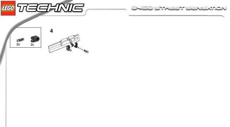 Bauanleitung Lego 8458