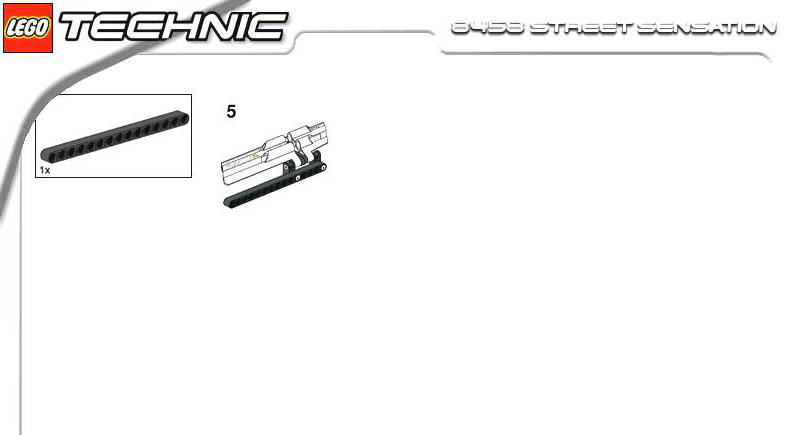 Bauanleitung Lego 8458