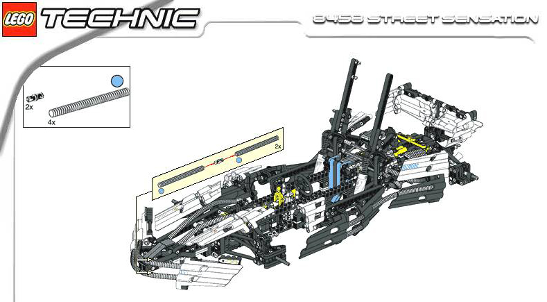 Bauanleitung Lego 8458