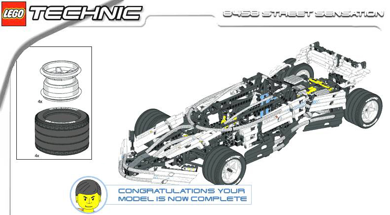 Bauanleitung Lego 8458