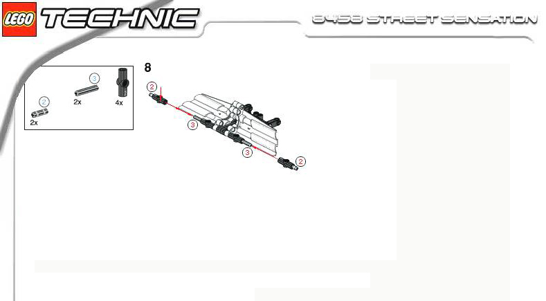 Bauanleitung Lego 8458