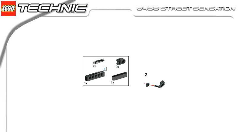 Bauanleitung Lego 8458