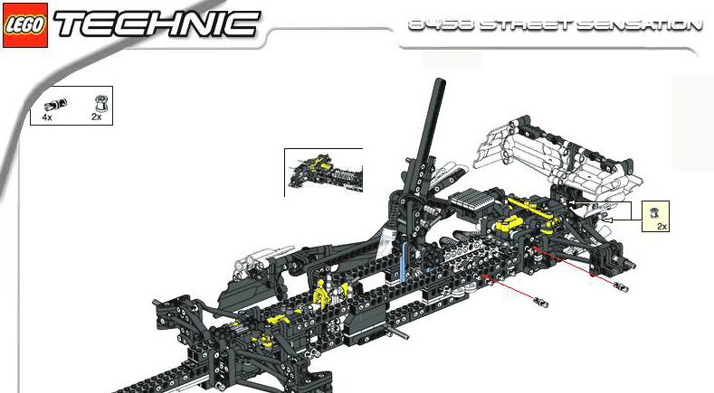 Bauanleitung Lego 8458