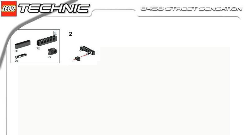 Bauanleitung Lego 8458